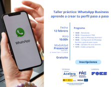 FOES ayuda a mejorar la comunicación de las empresas con el taller 2WhatsApp Business