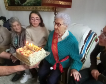 Catalina Arranz celebra su centenario en El Burgo de Osma