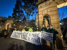 Los vigilantes de las torretas se manifiestan en Soria contra sustitución por cámaras