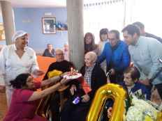 El agredeño Manuel Cacho Ruiz celebra su centenario