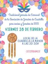 La Asociación Jurados de Cuadrilla celebra el Viernes de Carnaval