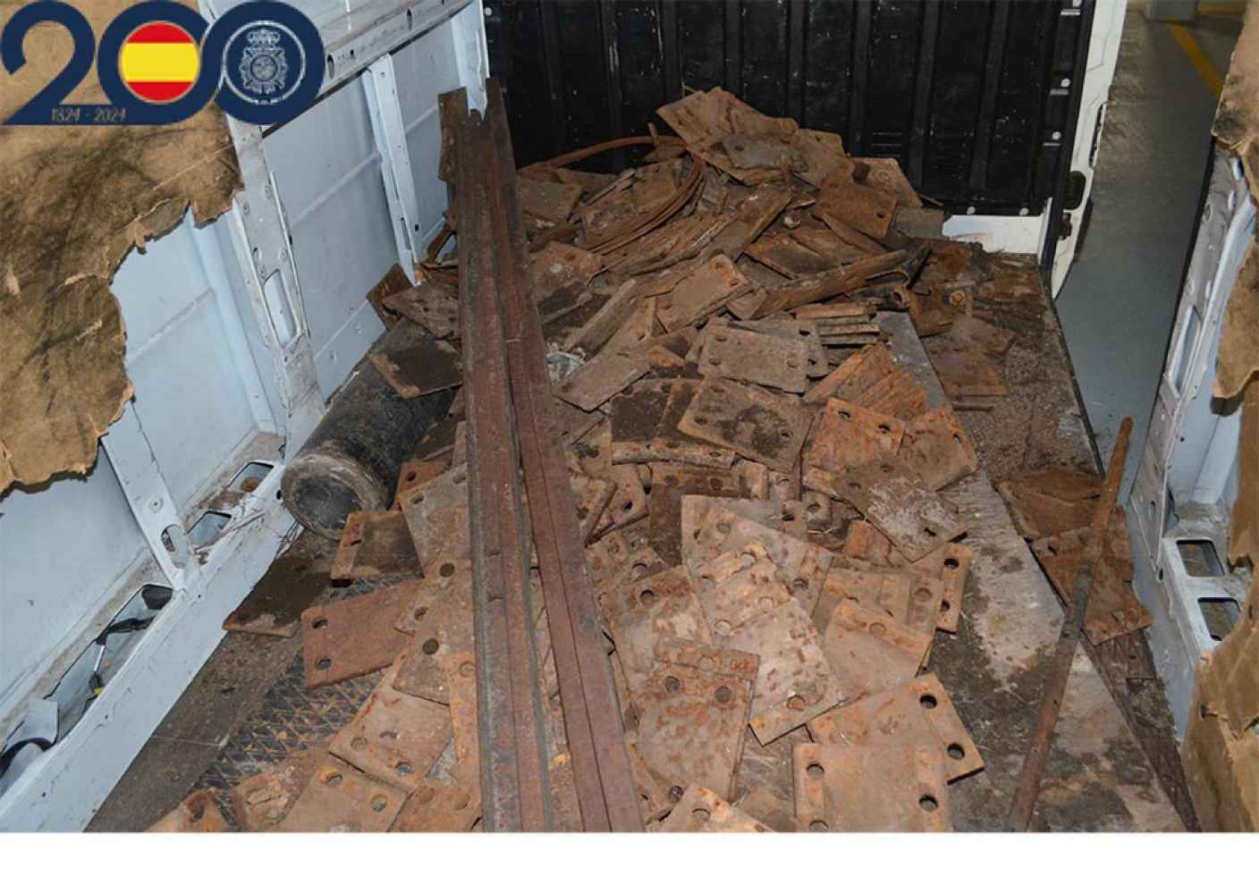 Detenidos tres hombres por sustraer piezas de hierro en la estación de El Cañuelo de Soria