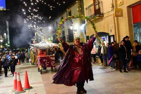 Desfile del entierro de la sardina de los carnavales en Soria