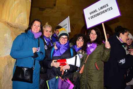 Manifestación en Soria en el Día Internacional de la Mujer