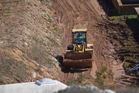 Obras en marcha para demolición de antigua EDAR de Soria