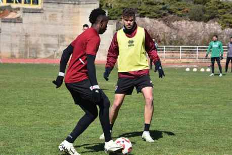 El Numancia prepara su próximo partido frente al Laredo