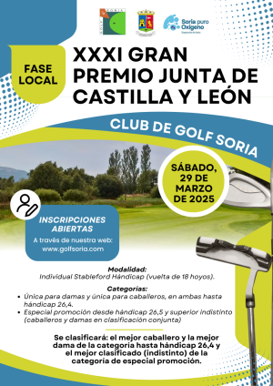 Inscripciones abiertas para Clasificatorio del XXXI Gran Premio Junta de Castilla y León