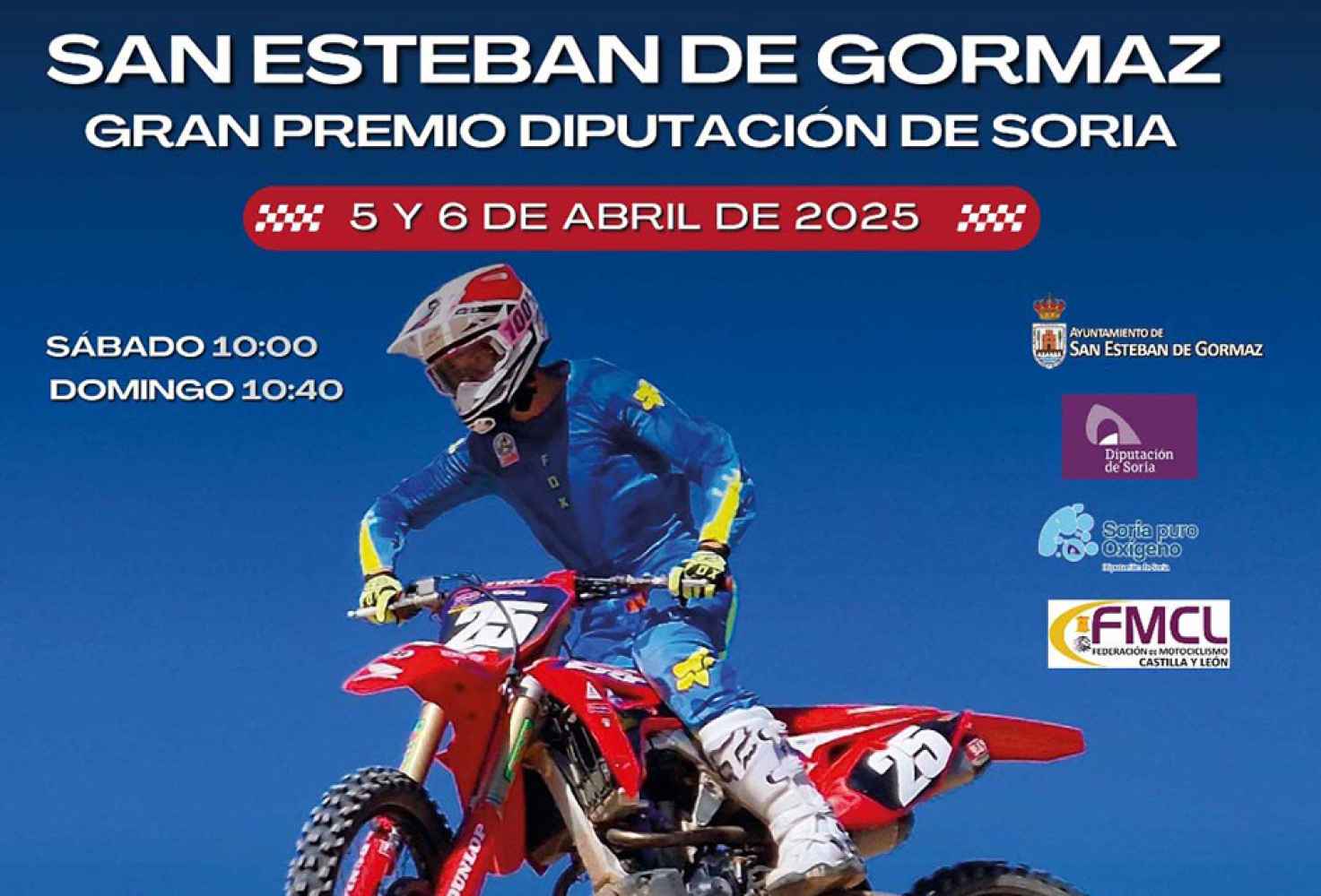 El Campeonato de Motocross de España llega a San Esteban de Gormaz 
