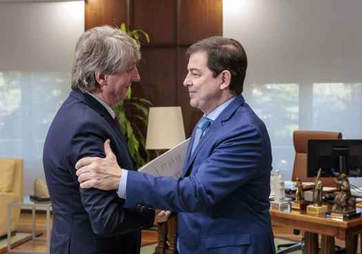 El presidente y el alcalde, con humor