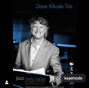 Concierto de jazz en el Casino de Soria con Dave Kikosky Trío Concierto de jazz en el Casino de Soria con Dave Kikosky Trío