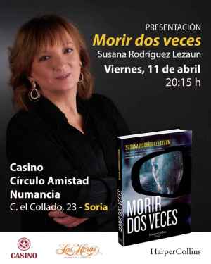 Susana Rodríguez Lezáun presenta su última novela en Soria Susana Rodríguez Lezáun presenta su última novela en Soria