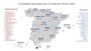 Fundación ONCE apoyó a más de 80 entidades sociales en Castilla y León en 2024