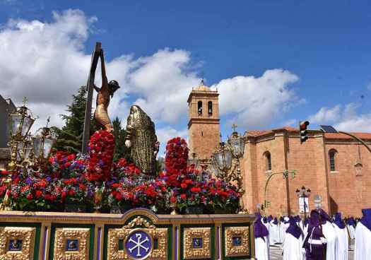 Procesión de la cofradía de las Siete Palabras de Jesús en la Cruz, en el Viernes Santo de Soria
