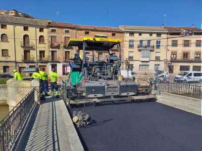 El Mitma avanza en reparación de puente medieval de San Esteban de Gormaz