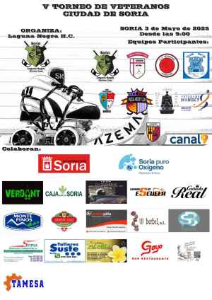 El Laguna Negra H.C. organiza quinta edición de Torneo de Veteranos "Ciudad de Soria"