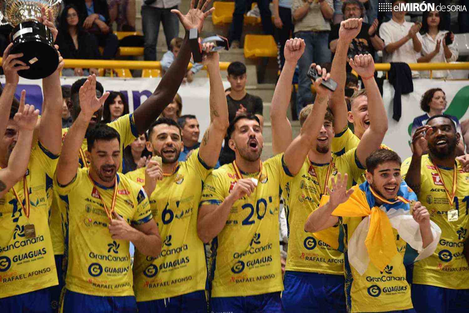 Los celestes cierran primera vuelta en Soria frente a C.V. Guaguas