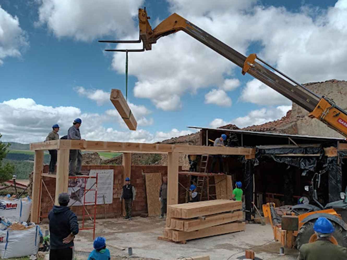 El Refugio de Sarnago crece al calor de las hacenderas