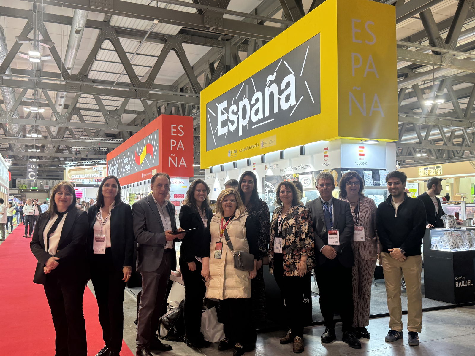 Diputación participa en visita institucional al pabellón español en la feria TUTTOFOOD de Milán
