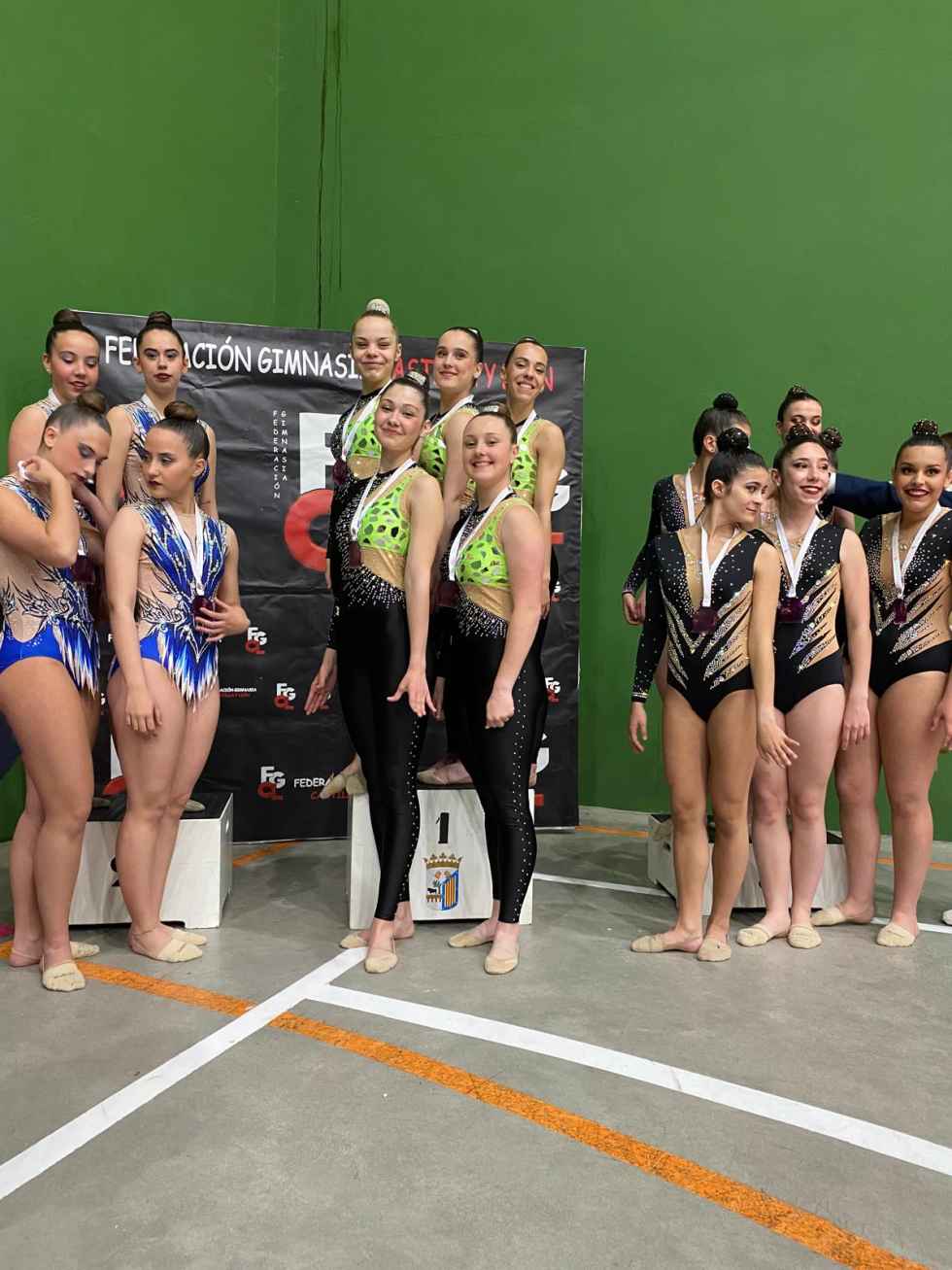 Tres oros para el Club Gimnasia Duero en semifinal de la Liga Autonómica de Gimnasia Rítmica