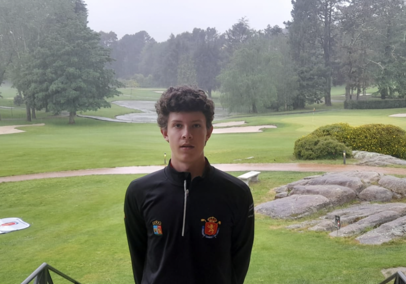 Miguel López, en el Campeonato de España Sub 16 de La Coruña