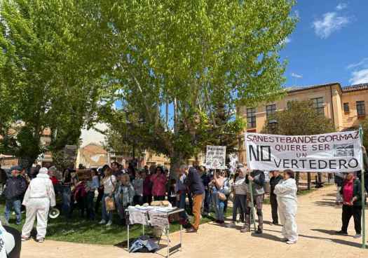 Cuarta concentración en San Esteban de Gormaz contra la planta de biometano