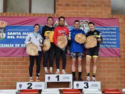 Daniel Hernando, de Triatlón Soriano, se imponen en el duatlón de Santa María del Páramo