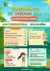 El Campamento de Verano del Club de Golf Soria ofrece hasta cinco turnos