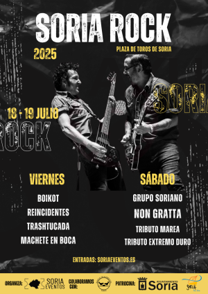 Soria Rock 2025 pone a la venta las entradas Soria Rock 2025 pone a la venta las entradas