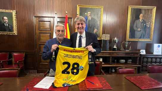 Ayuntamiento y Balonmano Soria rubrican nuevo convenio con la mira puesta en ascenso a División de Honor Plata