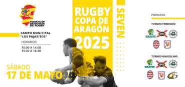 Soria acogerá el sábado 17 de mayo la Copa de Aragón de Rugby 2025