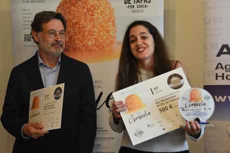 Premios para ganadores de VIII Jornadas de la Croqueta en Soria