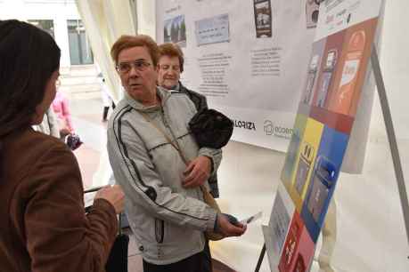Soria anima a reciclar en la carpa instalada en el paseo del Espolón