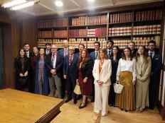 Toma de posesión del nuevo notario de San Leonardo de Yagüe