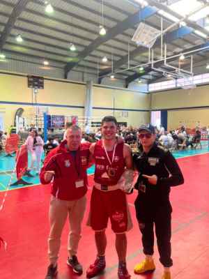 Caleb Recuero, del Club Boxeo Numancia, campeón regional Caleb Recuero, del Club Boxeo Numancia, campeón regional