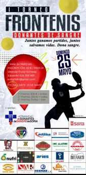 Torneo de frontenis de la Hermandad de Donantes para visibilizar trabajo de asociación entre jóvenes