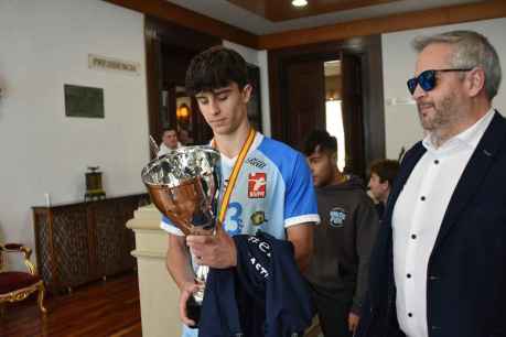 Recepción en Dputación al campeón Río Duero Soria junior