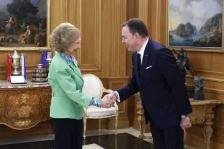 La Reina Sofía recibe el Premio FUNDOS de Honor en el Palacio de la Zarzuela La Reina Sofía recibe el Premio FUNDOS de Honor en el Palacio de la Zarzuela