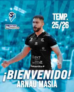 Arnau Masiá, nuevo líbero de Grupo Herce Soria Arnau Masiá, nuevo líbero de Grupo Herce Soria
