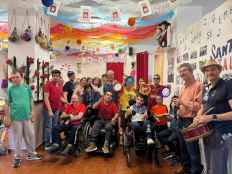 ASPACE Soria comparte convivencia de fiestas de San Juan con la cuadrilla de Santa Catalina 