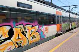Veintinueve detenidos, uno en Soria, como presuntos autores de 287 grafitis en trenes