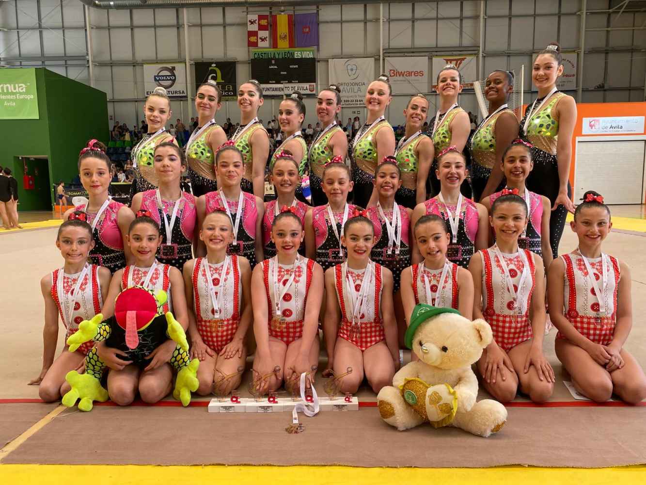 El Club Gimnasía Duero se cuelga diez medallas en Campeonato Autonómico de gimnasia rítmica