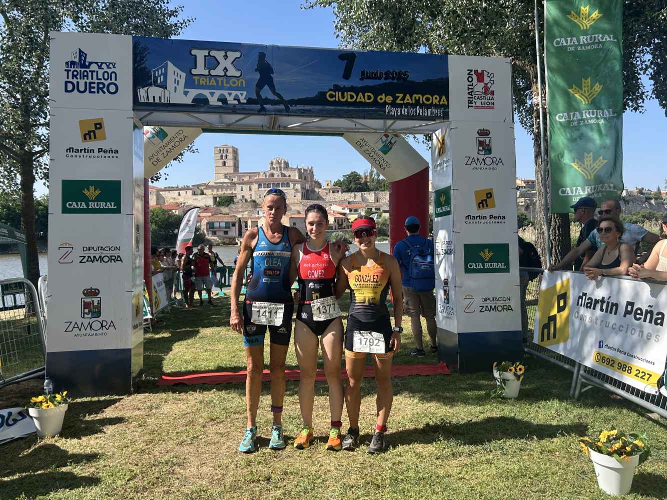 Esther Gómez, deTriatlón Soriano, ganadora de Triatlón Sprint Ciudad de Zamora Esther Gómez, deTriatlón Soriano, ganadora de Triatlón Sprint Ciudad de Zamora