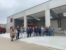 Diputación inaugura  nuevo parque de Prevención y Extinción de Incendios en San Leonardo de Yagüe