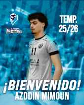 El central internacional Azddin Mimoum refuerza plantilla de Grupo Herce Soria