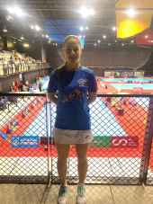 Daniela Corchón compite en el Spanish International U19 