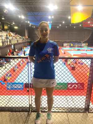 Daniela Corchón compite en el Spanish International U19 