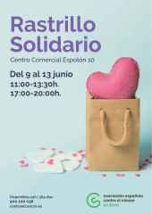 La AECC de Soria organiza rastrillo solidario y campaña de captación de socios