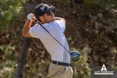 Raúl Pascual, satisfecho con su debut en el Alps Tour 2025 