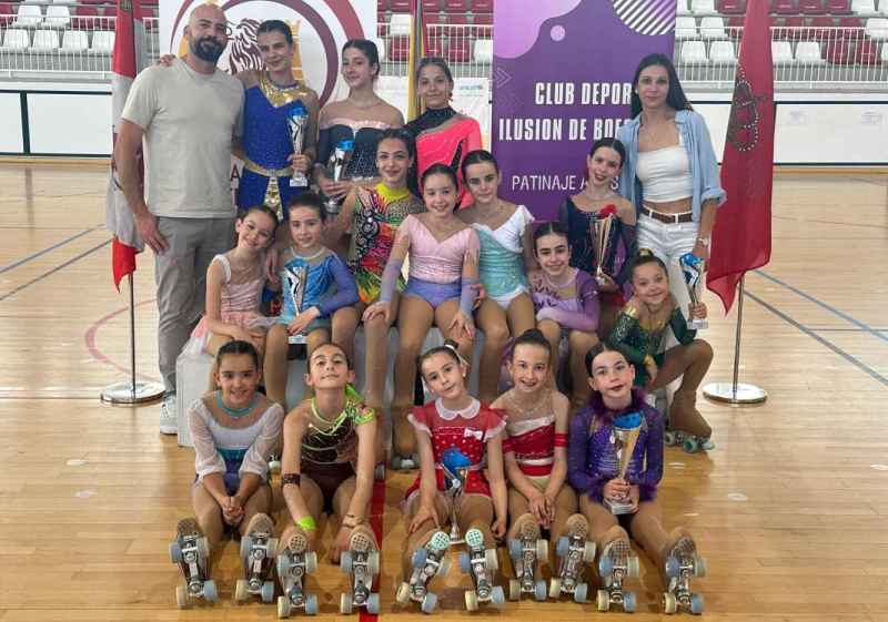 Tres medallas de oro del C.D. Patín Soria en Campeonato regional de patinaje artístico