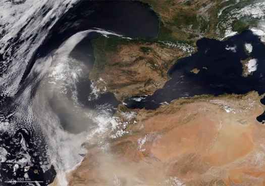 Castilla y León, en alerta por intrusión de partículas de polvo procedente de África 